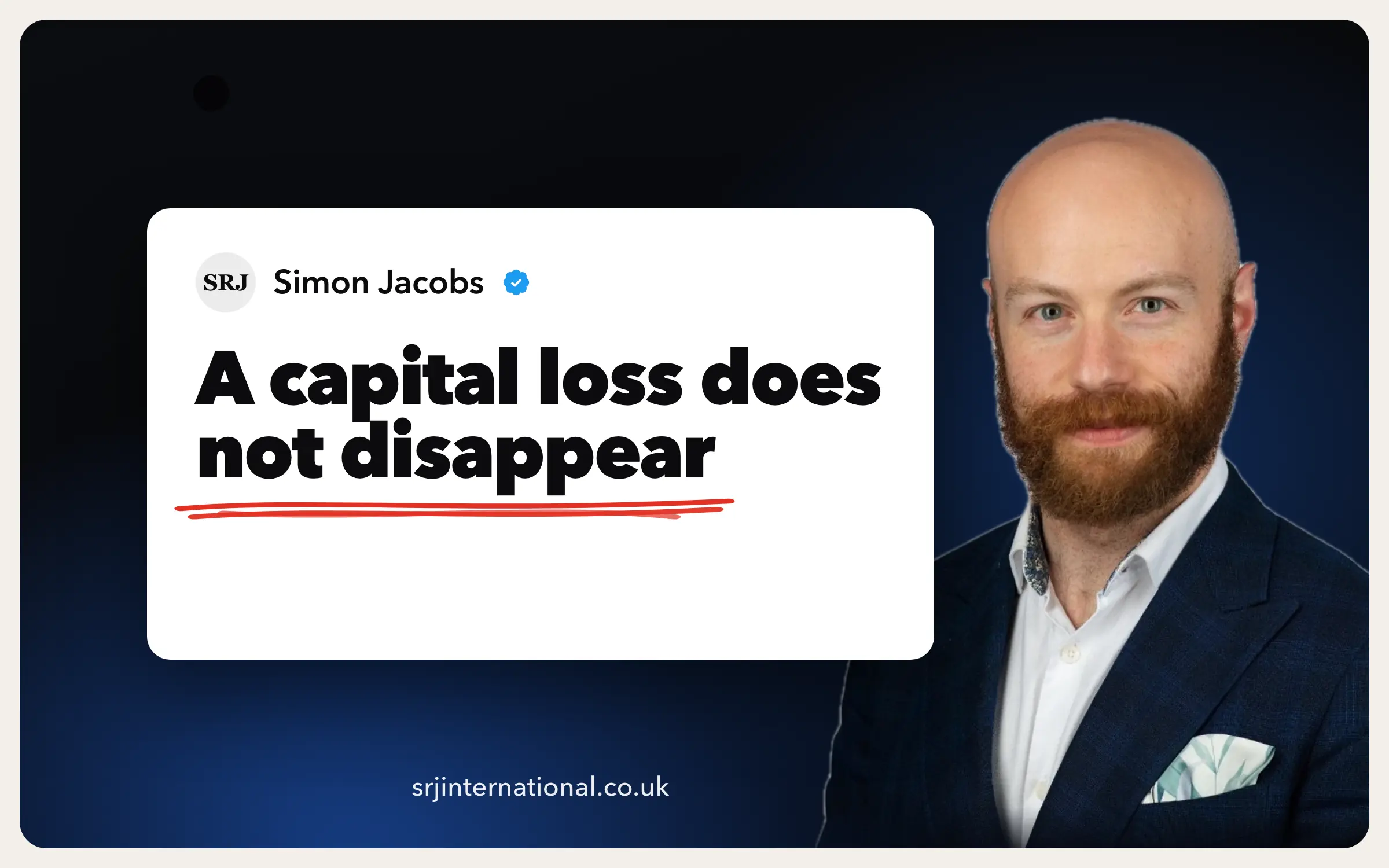 Your company made a capital loss. Here is what you can do with it
