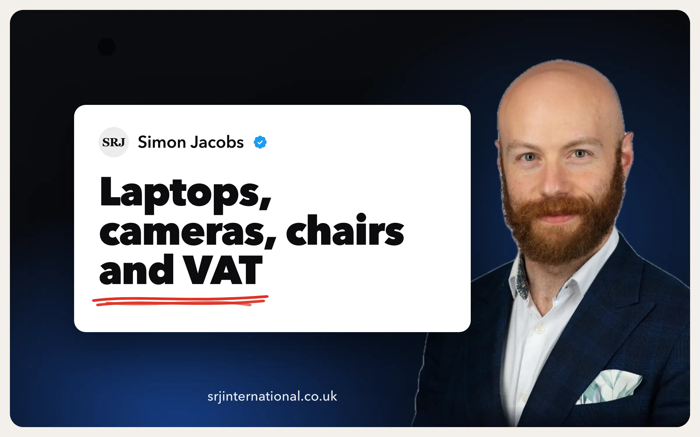 Can you reclaim the VAT on your agency's laptops, cameras and chairs?