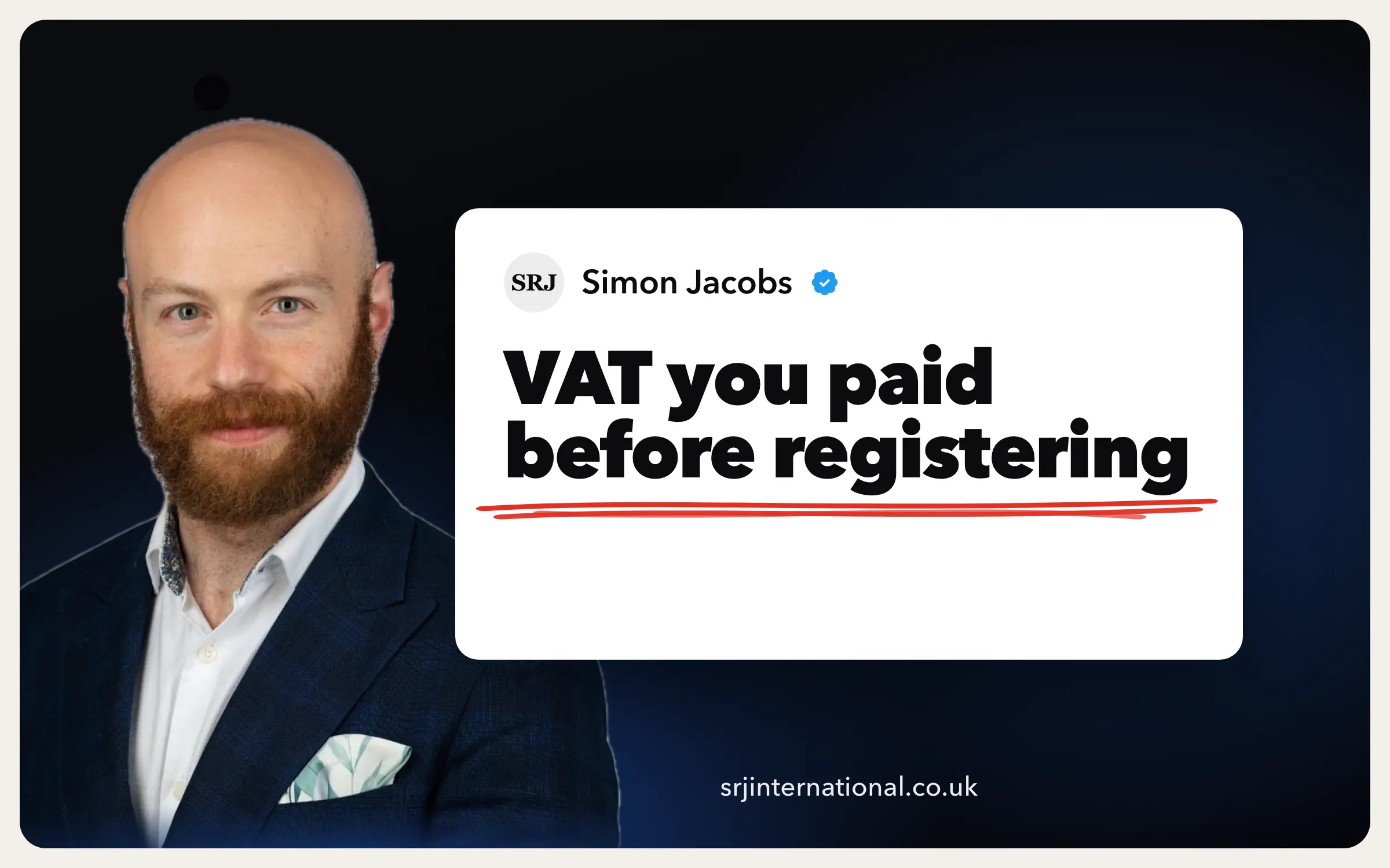 Can you reclaim VAT you paid before your agency was VAT registered?