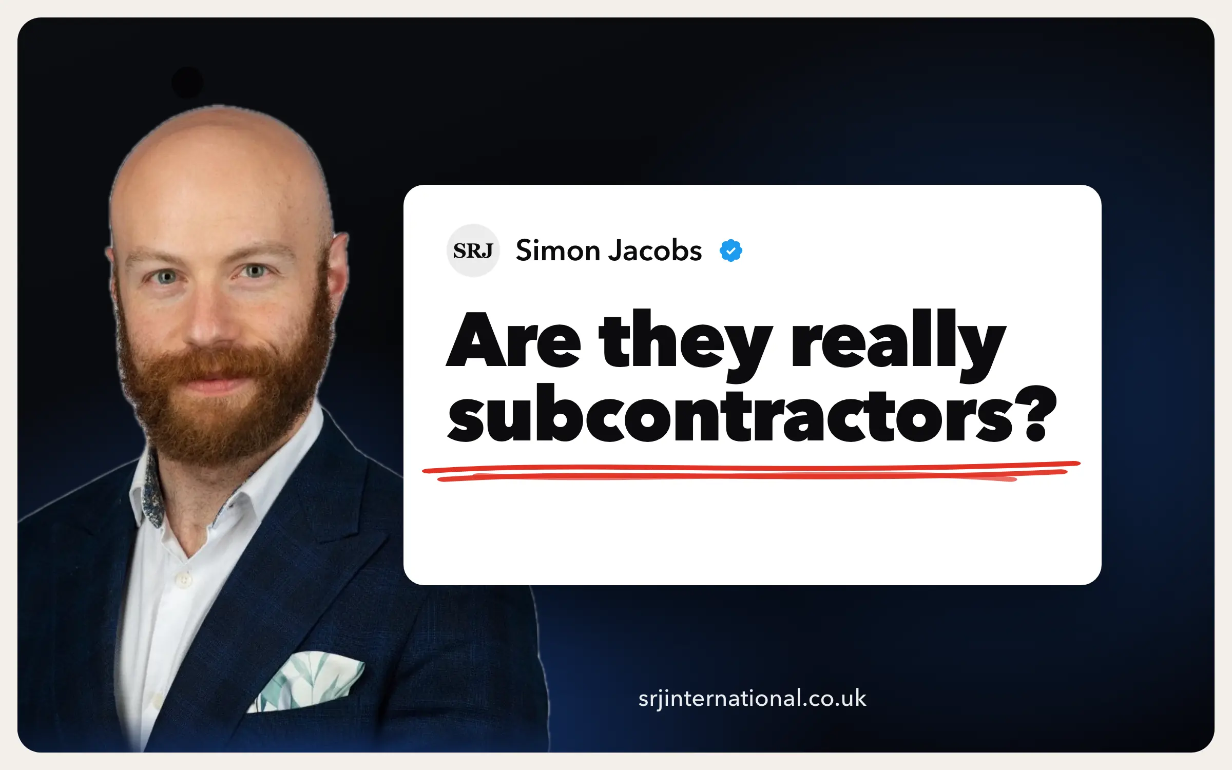 Your agency's subcontractors: are they really subcontractors?