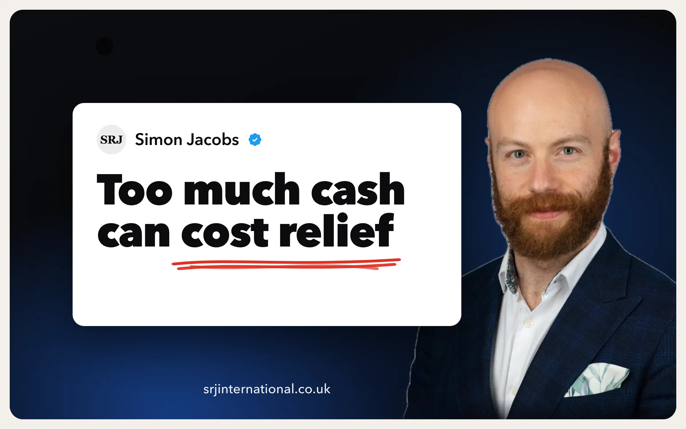 Can too much cash in your agency cost you Business Asset Disposal Relief?