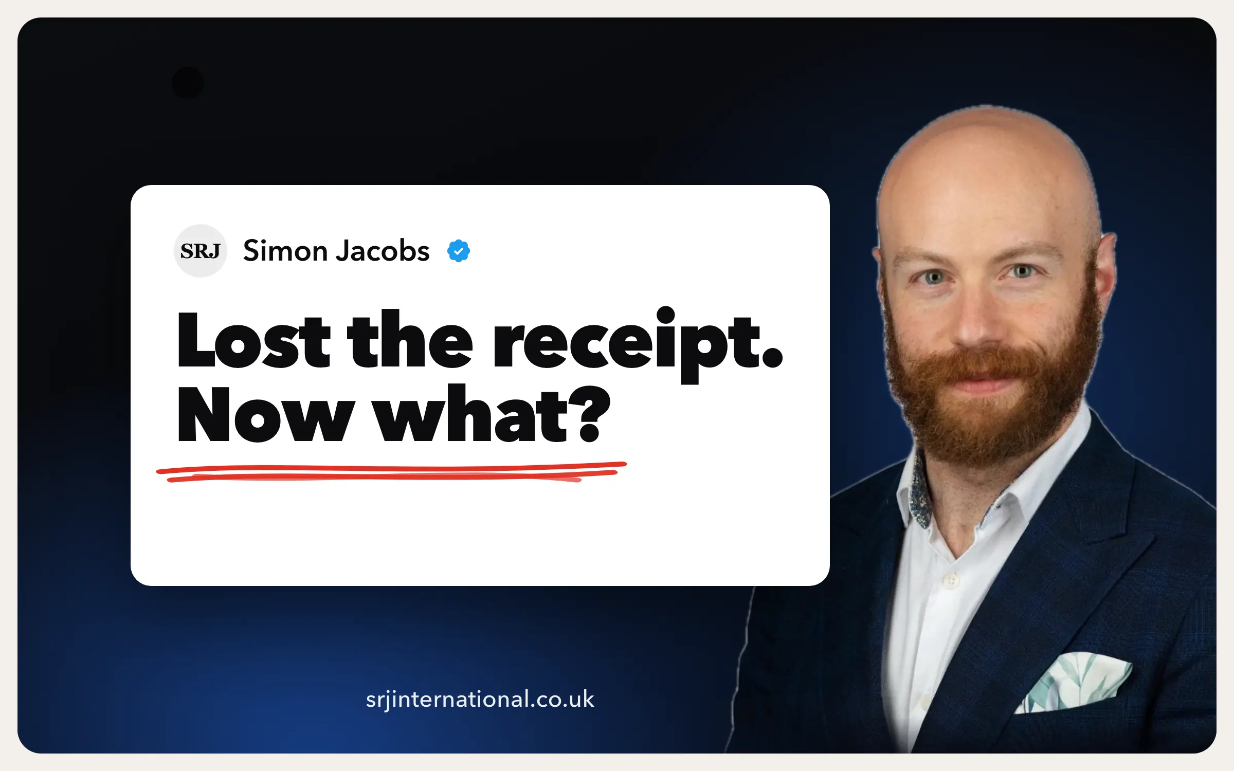 Lost the receipt: does HMRC still let you claim the expense?